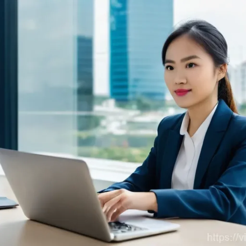 이론과 실무의 접점을 찾기 위한 탐색 방법 - **Prompt 1: Applying Knowledge in a Modern Vietnamese Workspace**
A dynamic, high-definition pho...